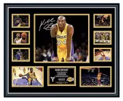 KOBE BRYANT LA LAKERS SIGNED PHOTO LIMITED EDITION FRAMED MEMORABILIA