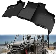 CPOWACE Front Floor Mats Compatible with 2016-2025 Honda Pioneer 1000 3P 5P 6P Accessories TPE Front Row Floor Slush Liner All Weather Protection Replacement for 0SP63-HL4-101, 0SP63-HL4-102