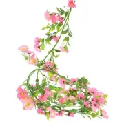 2pcs Artificial Daisies Flowers Garland Vine Silk Wildflower Garland, Light Pink