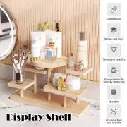 Wood Rack Ladder Jewelry Display Stand Storage Snacks Succulent Stand Props NEW