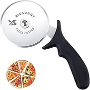 MSY BIGSUNNY Good Grip Pizza Cutter Razor Sharp Blade Dia 4inches