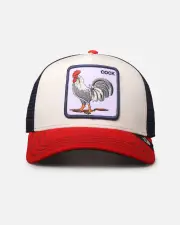 [Goorin Bros] Goorin Bros Team Rooster Trucker Snapback White/red - Size ONE ONE White/Red