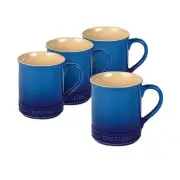 Chasseur La Cuisson Mug 350ml Set of 4 Sky Blue