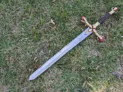 Handmade eva foam Enchanted Crusader Longsword