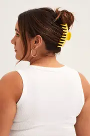 Yellow Classic Claw Clip