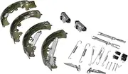 Rear Brake Shoe Rebuild Kit for Toyota Hilux GGN25R KUN26R 4cyl 3.0L 1KD-FTV V6 4.0L 1GR-FE 2005 2006 2007 2008 2009 2010 2011 2012 2013 2014 2015