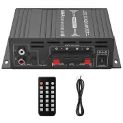 12V 3A Mini 2CH Aluminum Alloy Bluetooth 5.0 Stereo HIFI Power Amplifier