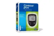 ContourPlus Blood Glucose Monitoring System Glucometer with 10 Free Strips