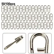 Practical Split Rings for Secure Lure and Line Connection 50/100Pc Pack