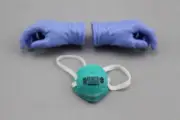1/6 Scale Doctor Nurse Mask & Hands Model for 12" Figure