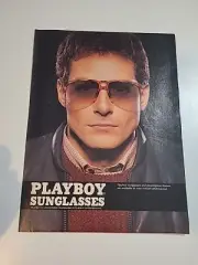 Playboy Sunglasses Print Ad 1983 8x11 Vintage Great To Frame