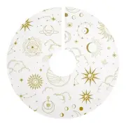 Eyes, Moon, and Stars Christmas Tree Skirts