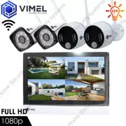 Wireless Home NVR Display Security Camera System Thermal Sensor