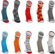 [One Piece] Kids Cotton Socks 10 Pairs - Boys Socks Comfortable and Soft