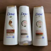 Lot 3. Dove Anti Frizz Oil Therapy 2 Shampoo & 1 Conditioners 12 oz ea