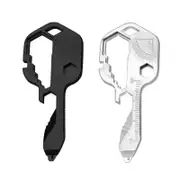 24 in 1 Multi-tool Key Shaped Pocket Keychain Bottle Opener Wrench Tools