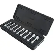 9 PC 3/8" Drive 2" Length Torque Wrench Adapter Set SAE 12Point Easy Calibration