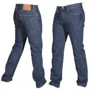 Levi's Men's 501 Original Fit Jeans Straight Leg Button Fly 0194 Dark Stonewash