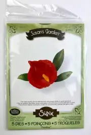 Sizzix Thinlits FLOWER, ANTHURIUM Flower Susan's Garden 5 Dies