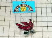 Vintage Stained Glass Suncatcher Window Sticker Bird Suncatcher City Minnesota