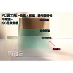 【滿額免運費 新北新莊可自取】網建行~ PC耐力板 PC板 採光罩 遮陽板☆(中階型 透明顆粒 4.5MM)☆每才94元