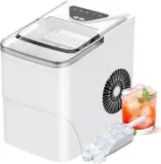 ADVWIN 12KG Ice Maker Portable Ice Maker Machine with Self-Cleaning Function, Su