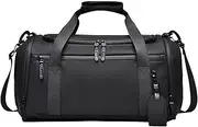 Waterproof Gym Bag with Shoe & Wet Compartment for Men/Women,Sports Duffle Bags for Workout/Fitness/Travel，Carry on Overnight Bag