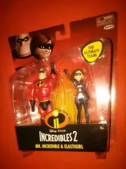 Disney INCREDIBLES 2 ELASTIGIRL & MR INCREDIBLE Action Figures 2 Pk SEALED 16#7