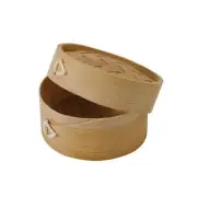 PacknWood 209BBDIM10 Dim Sum Bamboo Mini Steamer & Lid - 3.9 x 2.1 In- Pack O...