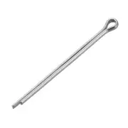 Split Cotter Pin - 3mm x 50mm 304 Stainless Steel 2-Prongs Silver Tone 60Pcs
