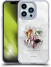 Head Case Designs Officially Licensed Harry Potter Hogwarts Deathly Hallows XVI Gel Case [Military Grade Protection] Compatible with Apple iPhone 13 Pro and Compatible with MagSafe