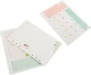 SEWACC 3pcs Planner Notebook Replacement Cores Detachable Inner Paper School Supplies Loose-leaf Refills
