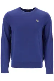 Cotton and wool blend pullover PS PAUL SMITH Men Tg. XL M2R530XZN22226 46 BLUE