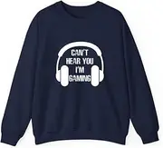 [VidiAmazing] Gamer Headset Can't Hear You I'm Gaming for Boys ds062 T-Shirt