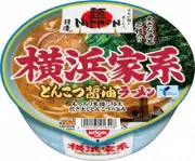 NISSIN RAMEN NOODLES Soy Sauce Tonkotsu Instant Food Cup Yokohama Japan 119g