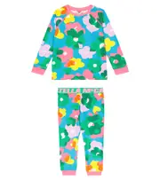 [Stella McCartney Kids] Stella McCartney Kids Printed cotton sweatshirt and pants set Y 4 multicoloured