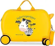 [MOVOM] Adventures Children's Suitcase Yellow 45 x 31 x 20 cm Rigid 1.8 kg Combination Lock Side ABS 1.8 kg 27.9L Hand Luggage, Lemon Tree, One Size, Children's Suitcase