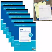 6 Receipt Book Purchase Order Carbonless Duplicate 2 Part 50 Sets Invoice Record