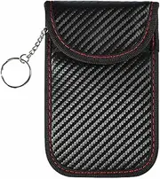 Car Key Bag - Double Sided Car Key Protector - Bag for Key Fob, Cage Protector, RFID Signal Blocking Key Fob Protector for Car