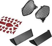 Pexorin for Tracer 9, for Tracer9 GT 2021-,TFT Peaks Instrument Hat Sun Visor Meter Cover Lower Headlight Guards Turn Lights Protector Motorcycle Dashboard Protector Cover(Combination)
