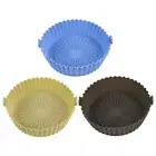 Air Fryer Silicone Pot Reusable Silicone Basket For Air Fryer Replacement