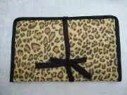 HOUSEHOLD ESSENTIALS JEWELRY ROLL LEOPARD 6934-1
