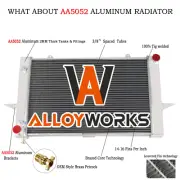 2Row Aluminum Radiator For Volvo C70 V70 S70 2.3L 2.4L 1998-2004 SP05