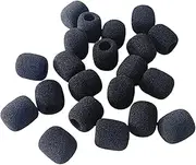 50 Pcs Lapel Microphone Windscreen Windsock Mini Mic Foam Cover Headset Microphone Pads Wind Protection for Headset Mic