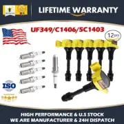 6 Ignition Coils Bobinas W/Spark Plug For Nissan Altima Maxima Quest Murano 3.5L (for: Nissan)