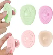 Sensory Fidget Toys Ring for Kids Adults, 4pcs Texture Rubbing and Pressing Sensory Toys, Soft Silicone Fidgets for Autism, ADD, ADHD, Stress Relief - Schoolroom Prizes