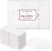 Beloving Lint Free Nail Wipes, 600 PCS Non-Woven Fabric Nail Polish Remover Pads for Glue Wipes Lash Extensions, Nail Wipes for Gel Nails Lint Free Nail Supplies for Nail Techs Must Have, White