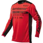Fasthouse Grindhouse Domingo Jersey, Red/Black