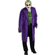 Batman The Dark Knight - The Joker Halloween Costume - Adult Standard One Size