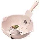 Thickened Bottom Stone Frying Pan Multifunction Non-Stick Pans Deep Nougat7965